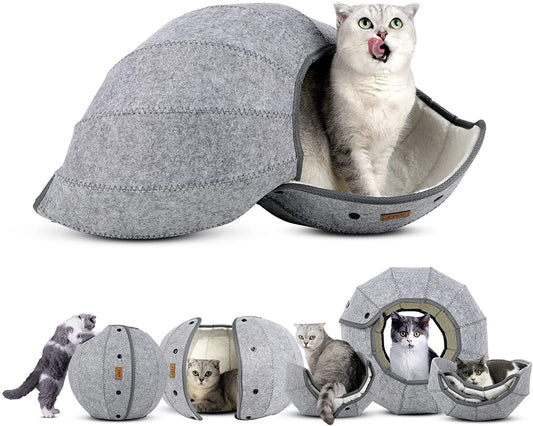 Foldable & Breathable Cat Kennel and Play Tunnel